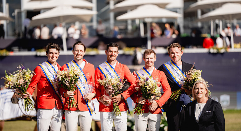 La Suisse triomphe au CSIO 5* de Falsterbo. Et aussi au 3* de Samorin: champagne!