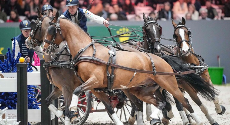 Les meneurs prêts à enthousiasmer le public du CHI de Genève