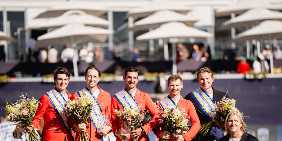 La Suisse triomphe au CSIO 5* de Falsterbo. Et aussi au 3* de Samorin: champagne!